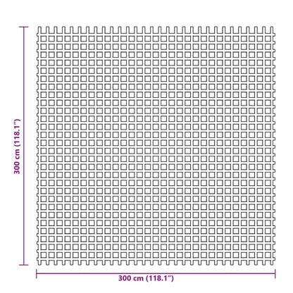 Tapete de campismo 3x3 m verde