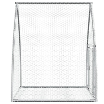 Gaiola para coelhos 100x105x120 cm aço galvanizado prateado