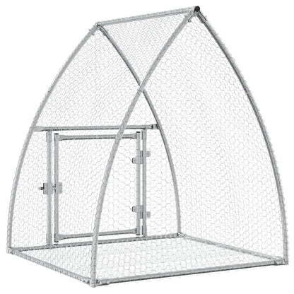 Gaiola para coelhos 100x105x120 cm aço galvanizado prateado