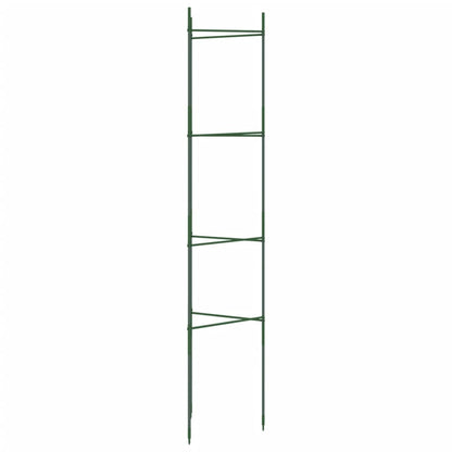 Suportes para tomateiros 4 pcs 154 cm aço e PP