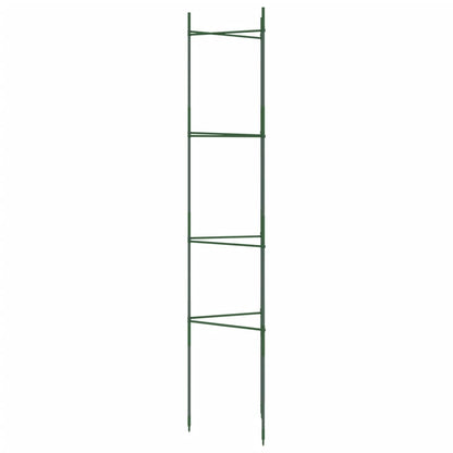 Suportes para tomateiros 4 pcs 154 cm aço e PP