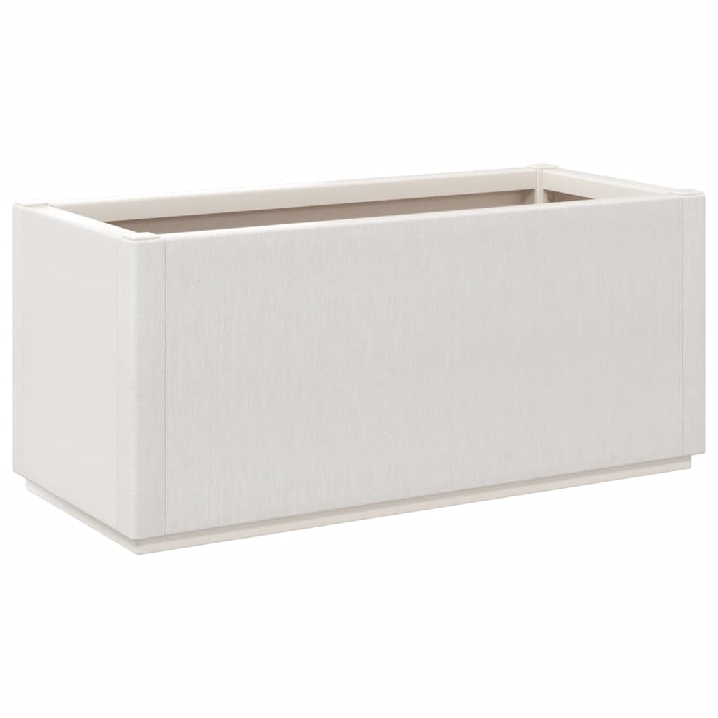 Vaso/floreira 80x36x35 cm PP branco