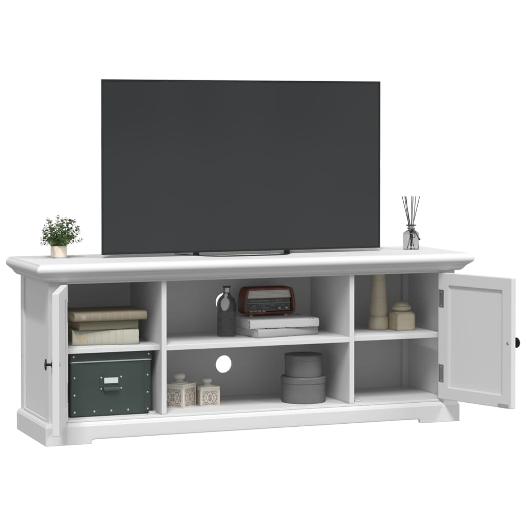 Móvel de TV 110x30x41 cm derivados de madeira branco