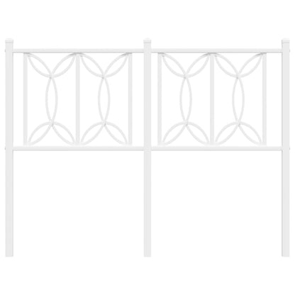 Cabeceira de cama 120 cm metal branco