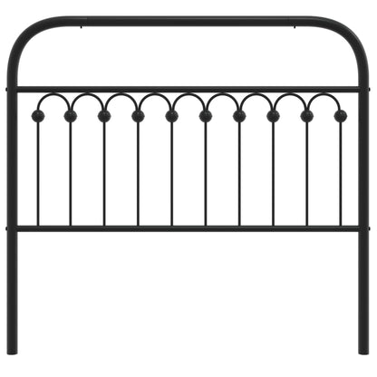 Cabeceira de cama 107 cm metal preto