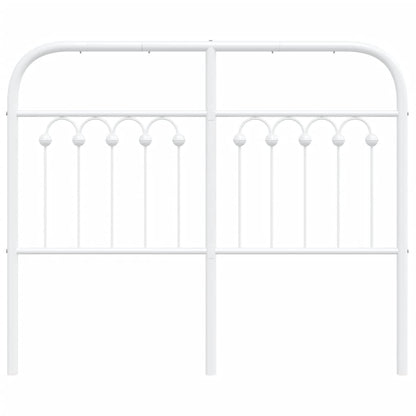 Cabeceira de cama 120 cm metal branco