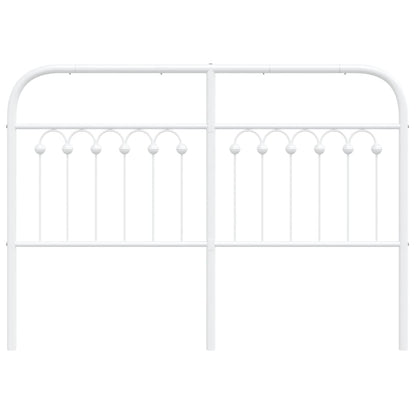 Cabeceira de cama 140 cm metal branco