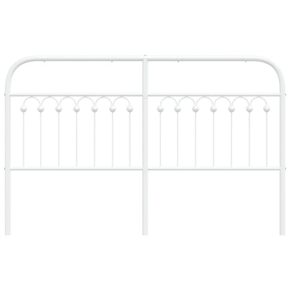 Cabeceira de cama 150 cm metal branco