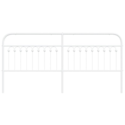 Cabeceira de cama 193 cm metal branco