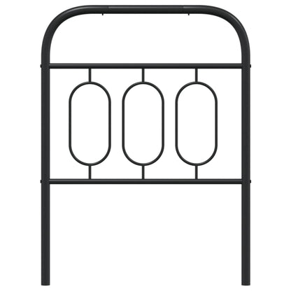 Cabeceira de cama 75 cm metal preto