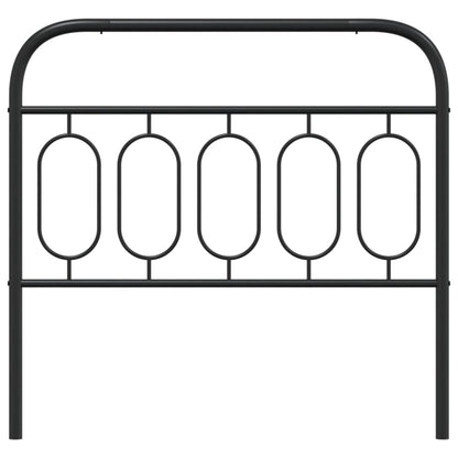 Cabeceira de cama 100 cm metal preto