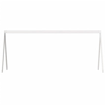 Telhado de cama infantil 199x95,5x88 cm pinho maciço branco