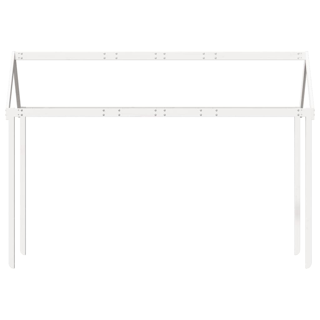 Telhado de cama infantil 217x95,5x159 cm pinho maciço branco