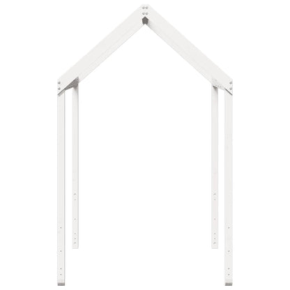 Telhado de cama infantil 217x95,5x159 cm pinho maciço branco