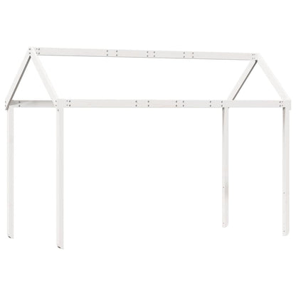 Telhado de cama infantil 217x95,5x159 cm pinho maciço branco