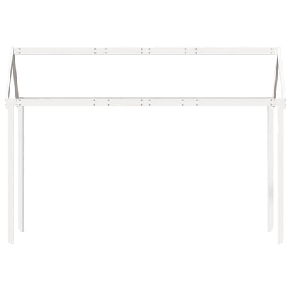 Telhado de cama infantil 217x85,5x154 cm pinho maciço branco