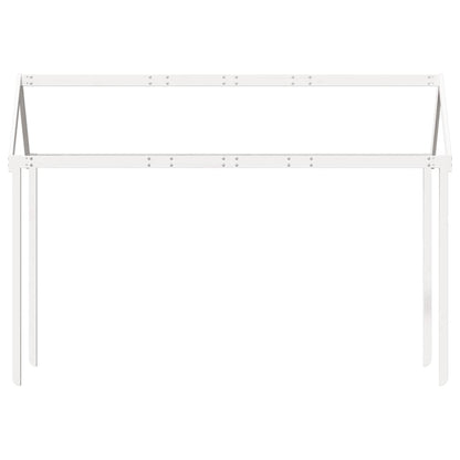 Telhado de cama infantil 207x95,5x159 cm pinho maciço branco