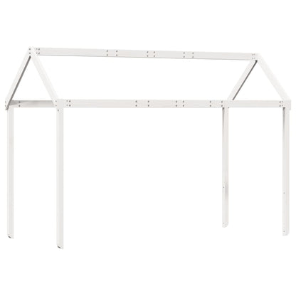 Telhado de cama infantil 207x95,5x159 cm pinho maciço branco