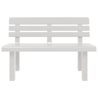 Banco de jardim 110x52x71 cm polipropileno branco