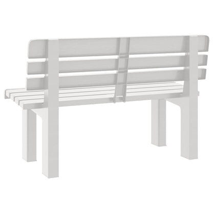 Banco de jardim 110x52x71 cm polipropileno branco