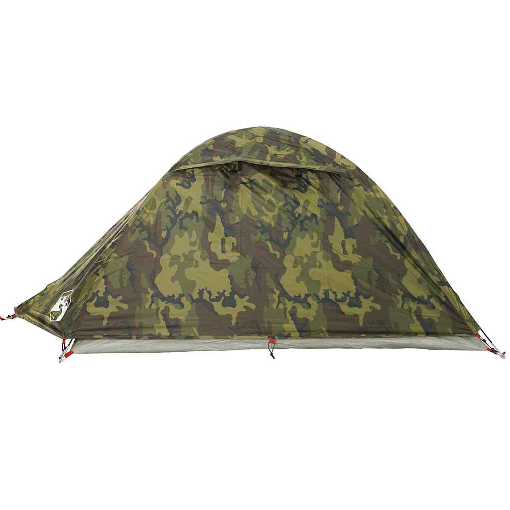 Tenda de campismo cúpula p/ 2 pessoas impermeável camuflagem