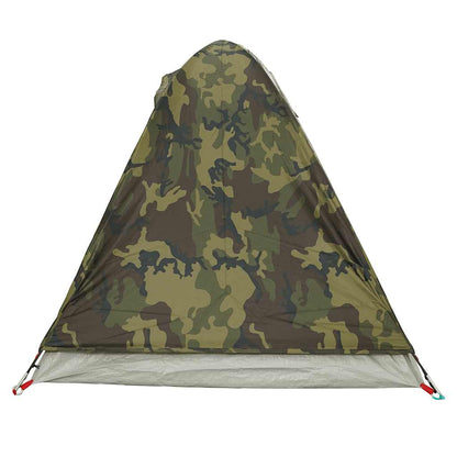 Tenda de campismo cúpula p/ 2 pessoas impermeável camuflagem