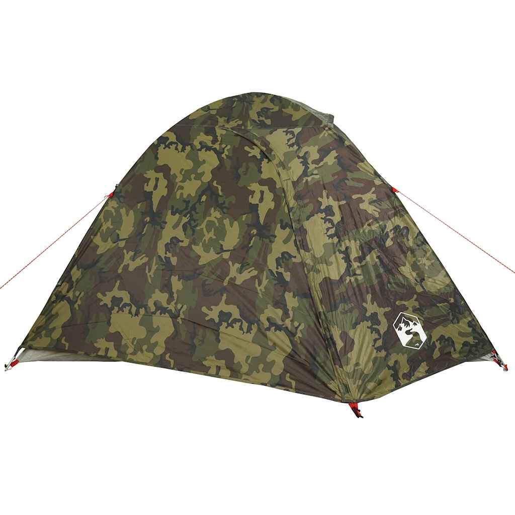 Tenda de campismo cúpula p/ 3 pessoas impermeável camuflagem