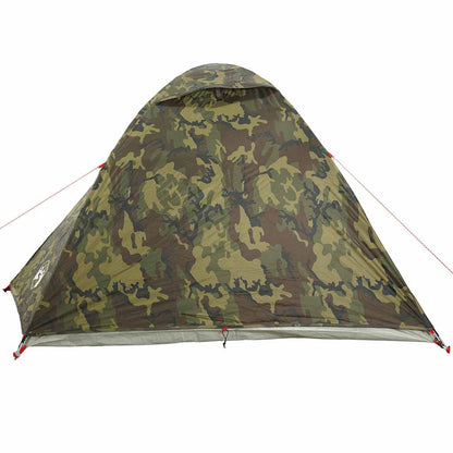 Tenda de campismo cúpula p/ 3 pessoas impermeável camuflagem