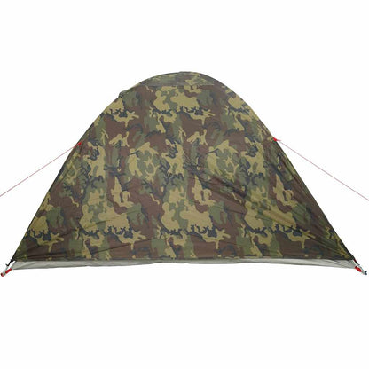 Tenda de campismo cúpula p/ 3 pessoas impermeável camuflagem