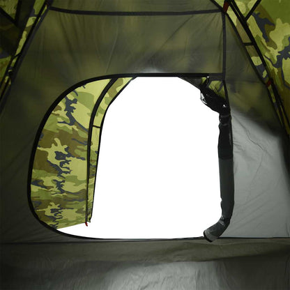 Tenda de campismo cúpula p/ 3 pessoas impermeável camuflagem