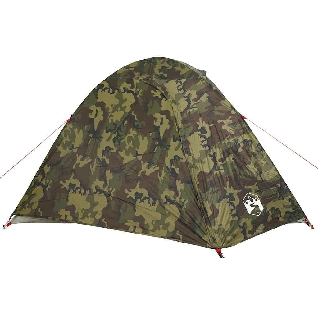 Tenda de campismo cúpula p/ 4 pessoas impermeável camuflagem