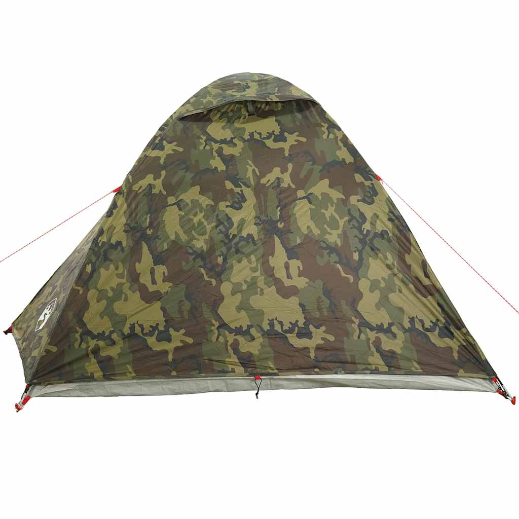 Tenda de campismo cúpula p/ 4 pessoas impermeável camuflagem