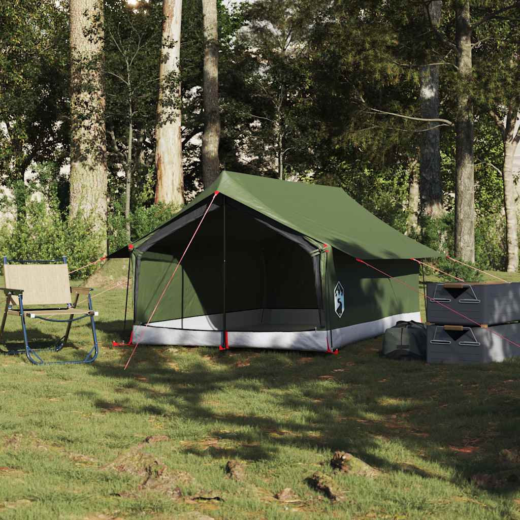 Tenda de campismo p/ 2pessoas tecido impermeável verde azeitona