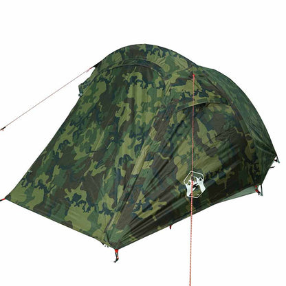 Tenda de campismo túnel para 3 pessoas impermeável camuflado