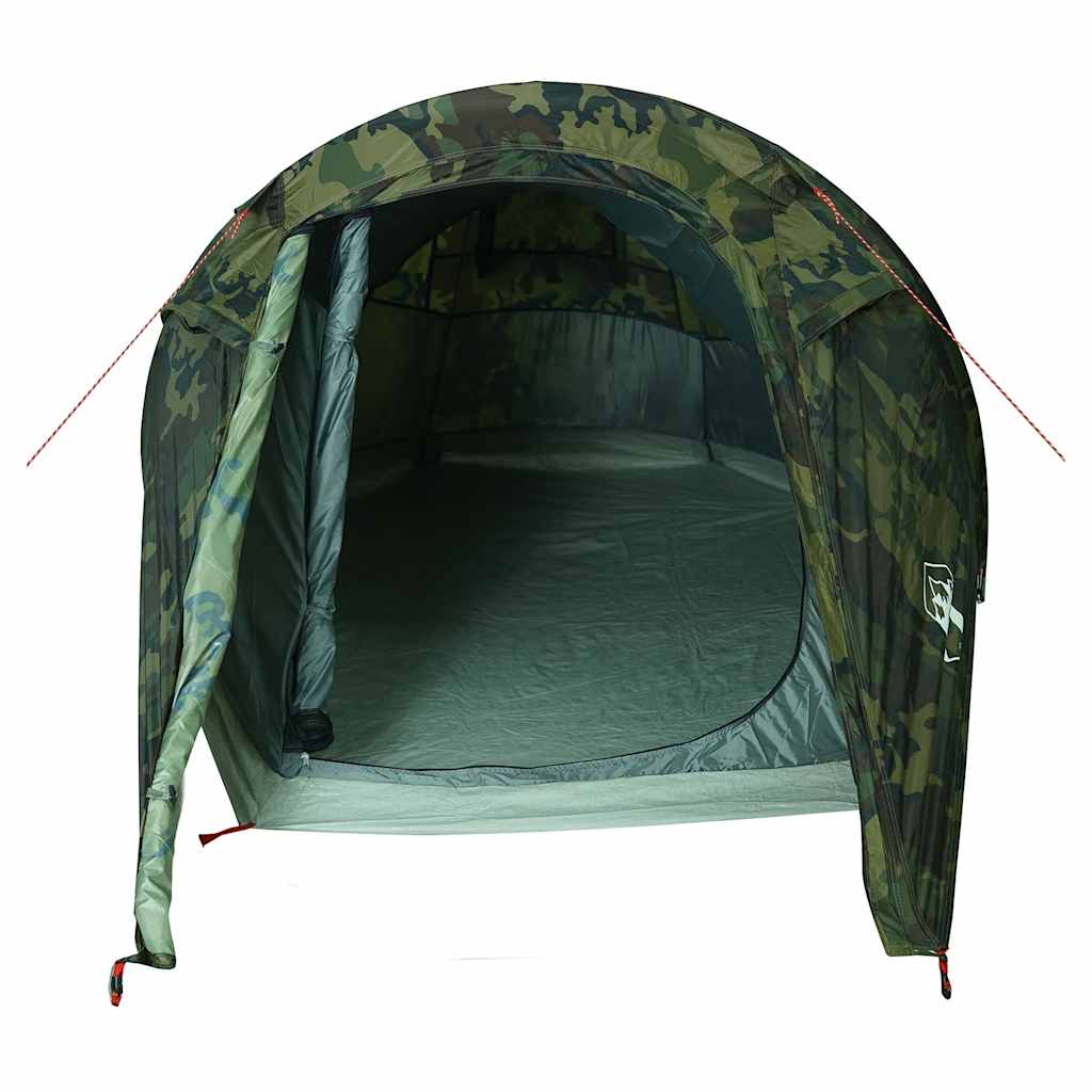 Tenda de campismo túnel para 3 pessoas impermeável camuflado