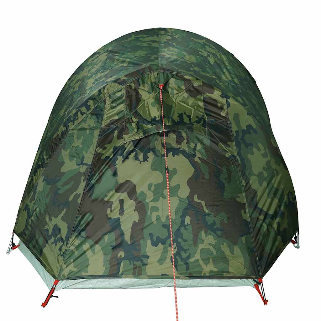 Tenda de campismo túnel para 2 pessoas impermeável camuflado