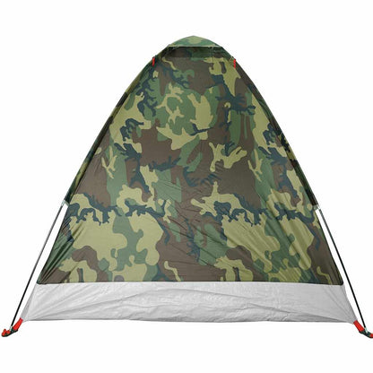 Tenda de campismo cúpula p/ 2 pessoas impermeável camuflagem