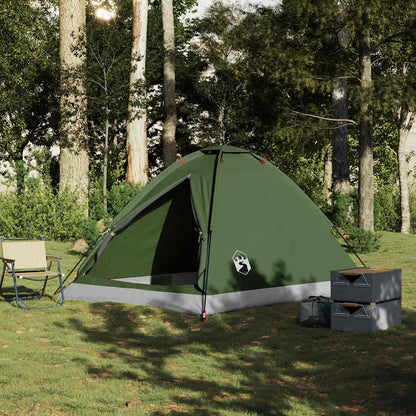 Tenda campismo cúpula p/ 4 pessoas impermeável verde azeitona