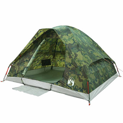 Tenda de campismo cúpula p/ 2 pessoas impermeável camuflagem