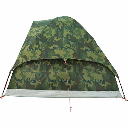 Tenda de campismo cúpula p/ 2 pessoas impermeável camuflagem