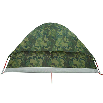 Tenda de campismo cúpula p/ 2 pessoas impermeável camuflagem