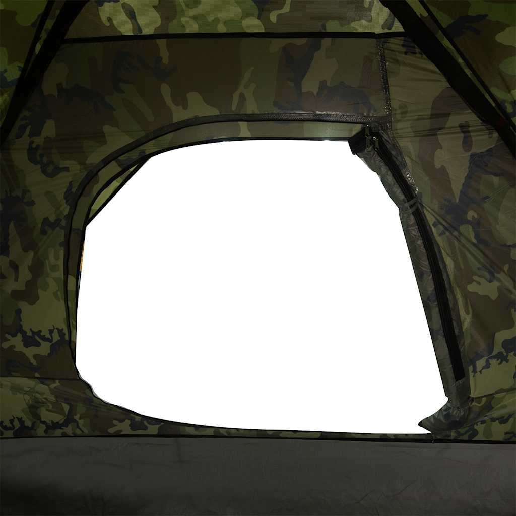 Tenda de campismo cúpula p/ 2 pessoas impermeável camuflagem