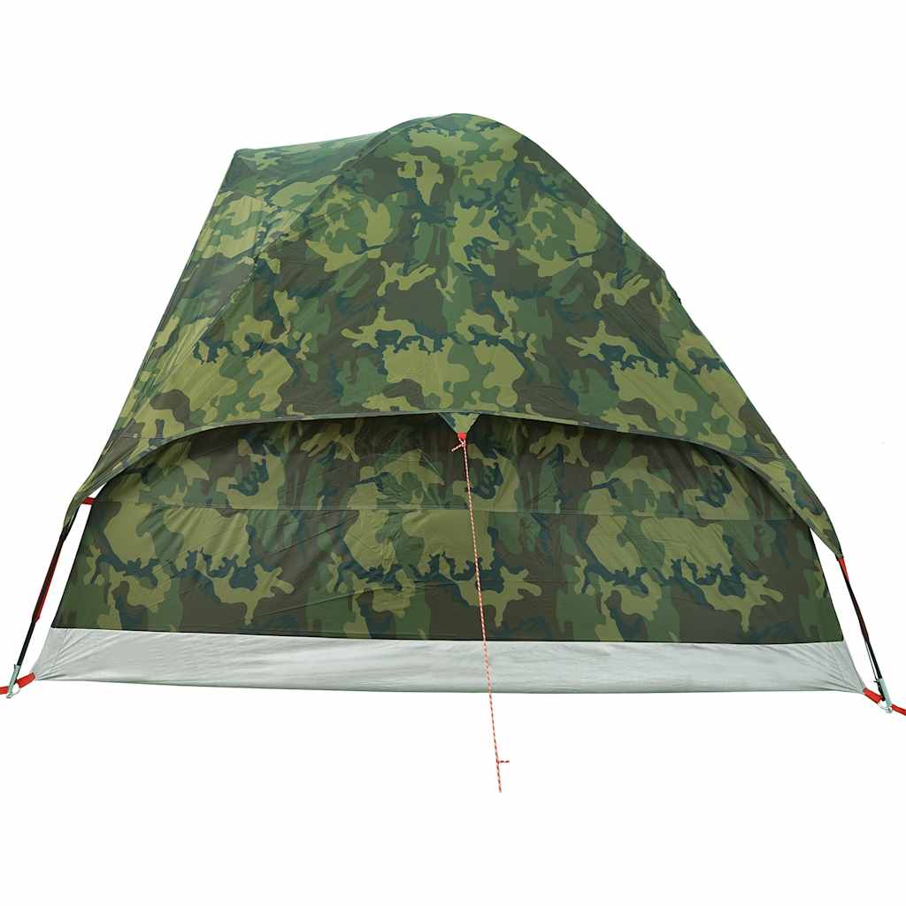 Tenda de campismo cúpula p/ 4 pessoas impermeável camuflagem