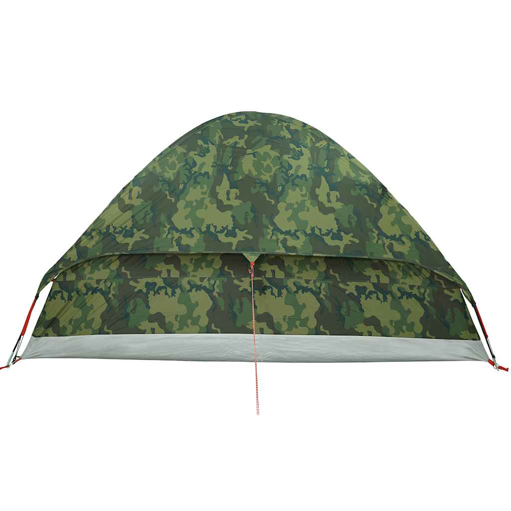 Tenda de campismo cúpula p/ 4 pessoas impermeável camuflagem