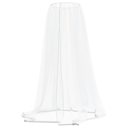 Rede mosquiteira para guarda-sol malha 220 Φ300x230 cm branco