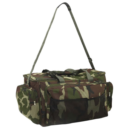 Saco de pesca impermeável tecido oxford camuflagem verde