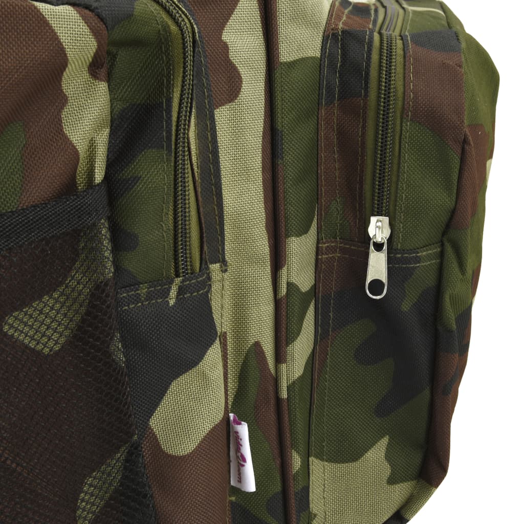 Saco de pesca impermeável tecido oxford camuflagem verde