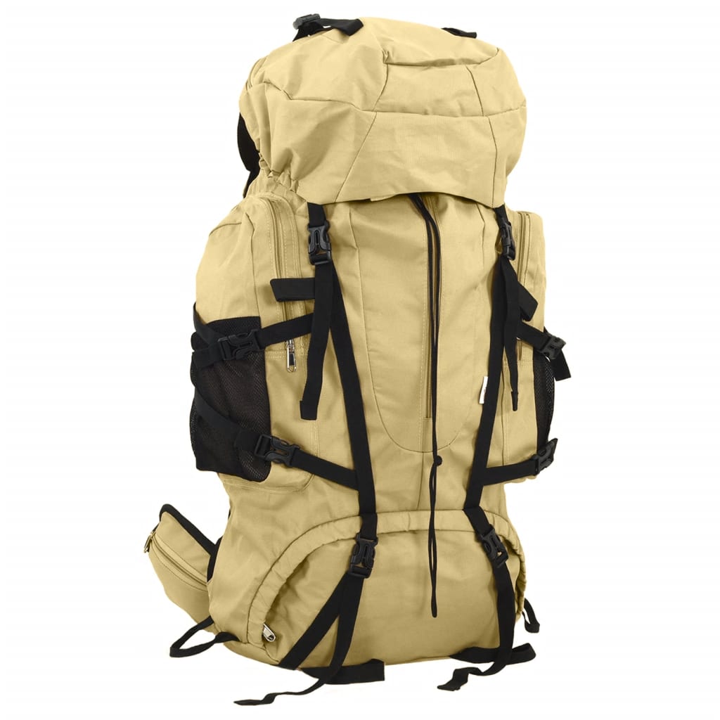 Mochila para caminhadas 80 L tecido oxford caqui