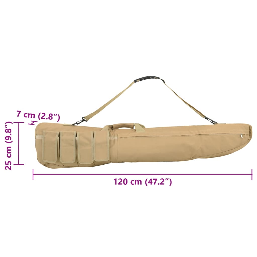 Saco para espingarda com alça de ombro 120 cm tecido oxford