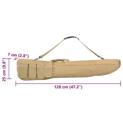 Saco para espingarda com alça de ombro 120 cm tecido oxford